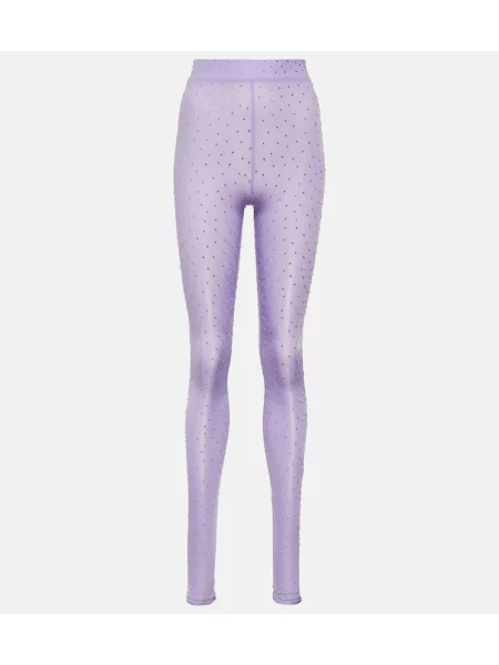 Dresuri Alex Perry din jerseu de cristal violet