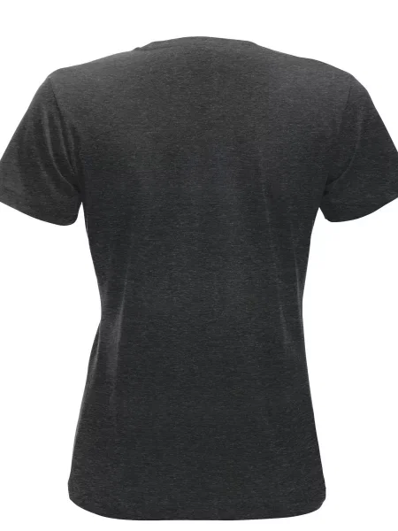 Clique New Classic-T – Klasyczny t-shirt z bawełny współczesny krój – szara