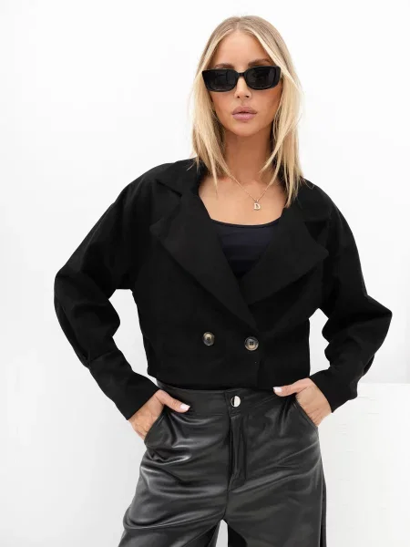Jakna Italy Moda crna