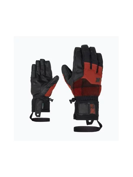 Лижні рукавиці ZIENER Gonno Aquashield деревно-коричневі коричневі