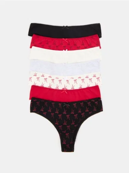 Труси-бразиліана 7 pack різнобарвний
