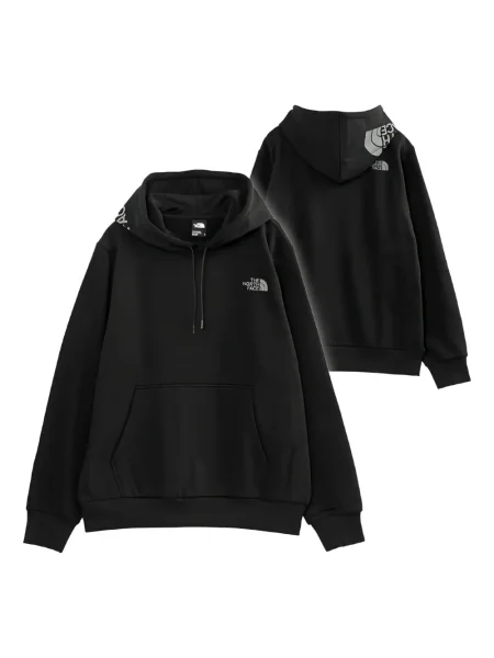 Hanorac cu glugă The North Face cu autograf negru