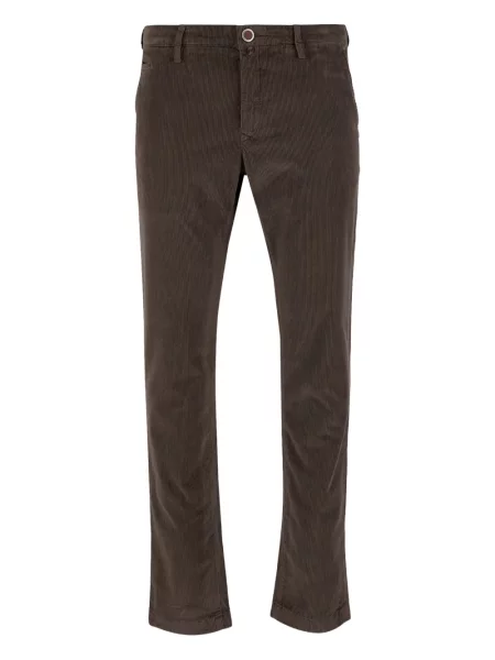 Pantaloni Jacob Cohën de catifea cord maro