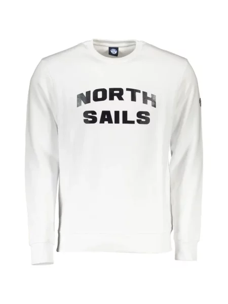 Pulover North Sails cu imagine alb