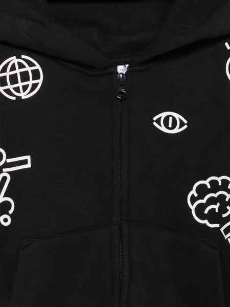 Bluza z kapturem dziecięca Molo czarna