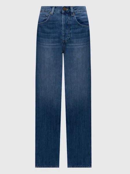 Джинси з патчем логотипа Twinset сині