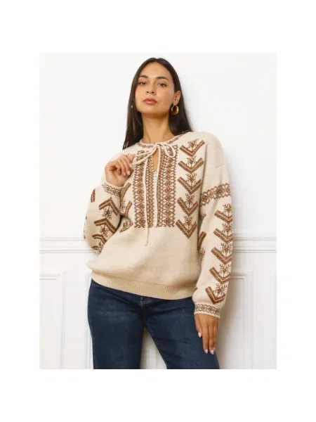 Pulover La Modeuse bej