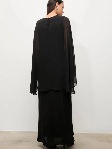 Answear.LAB rochie maxi drept negru