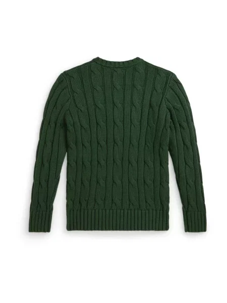 Sweter Ralph Lauren z długim rękawem zielony