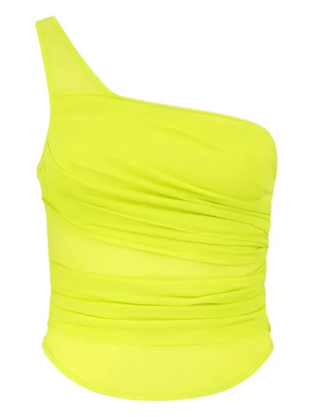 Top Gauge81 cu un umăr gol galben