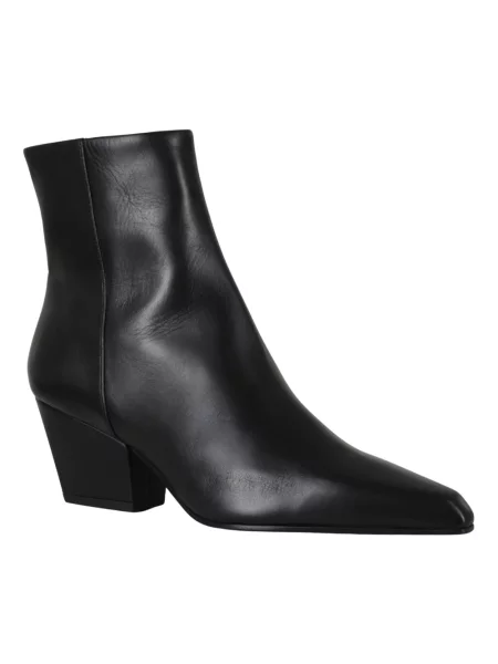 Buty do kostki Paris Texas skórzane czarne