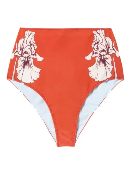 Bikini La Doublej cu model floral cu imagine portocaliu