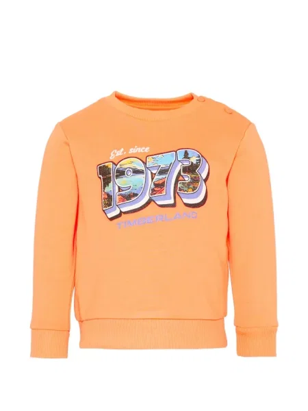 Sweter dziecięcy Timberland pomarańczowy