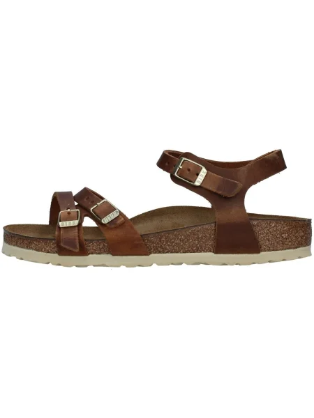 Kožené tenisky Birkenstock hnedá