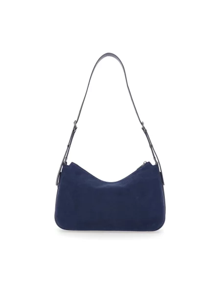 MICHAEL Michael Kors torebka nubukowa niebieski