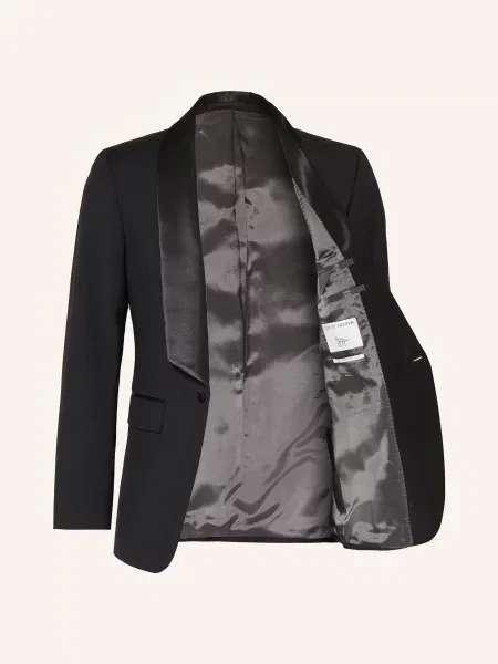 Tiger Of Sweden Marynarka Smokingowa Ease Sc Slim Fit schwarz czarna