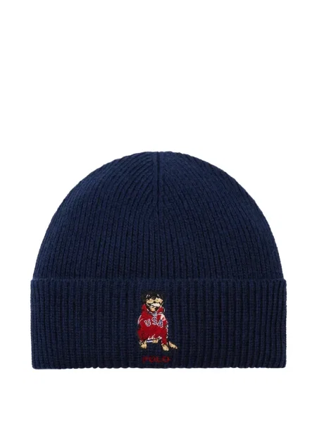 Tricou polo Polo Ralph Lauren cu broderie din fleece alergare roșu
