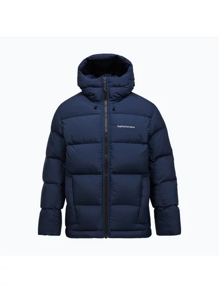 Geacă cu puf pentru bărbați Peak Performance Rivel Down Jacket blue shadow albastru