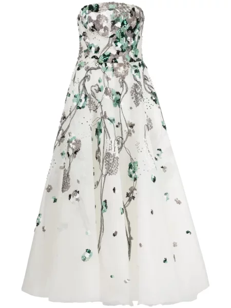 Rochie Saiid Kobeisy din tul de costum alb