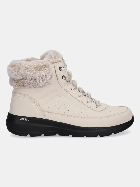 Skechers cizme de iarnă GLACIAL ULTRA MOUNTAIN MUSE bej