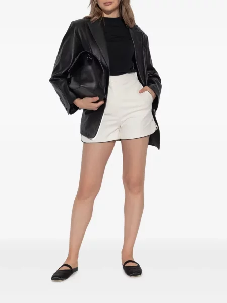 Pantaloni scurți Max Mara alb