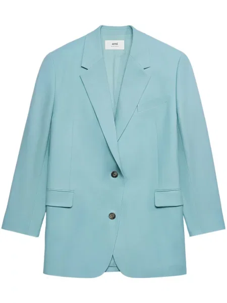 Sacou Ami Paris de lână albastru