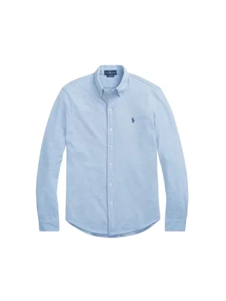 Koszula casualowa z listwą guzikową Polo Ralph Lauren niebieska