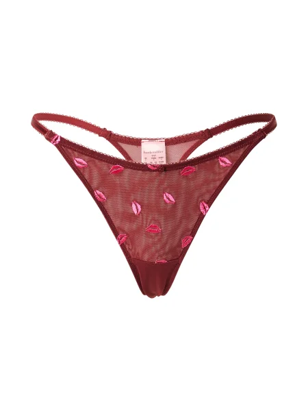 Hunkemöller Tanga / roşu închis roz