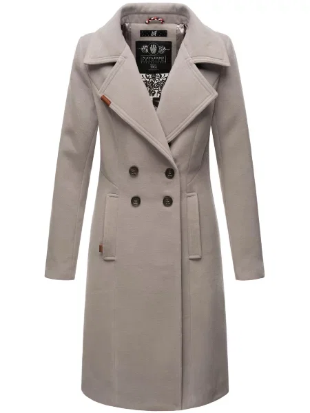 NAVAHOO Palton de iarnă Wooly fumuriu gri