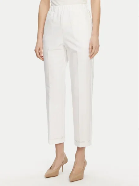 Max Mara Pantaloni chino alb