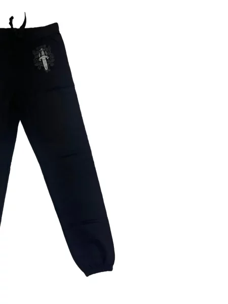 Спортни панталони Chrome Hearts със сърца черно