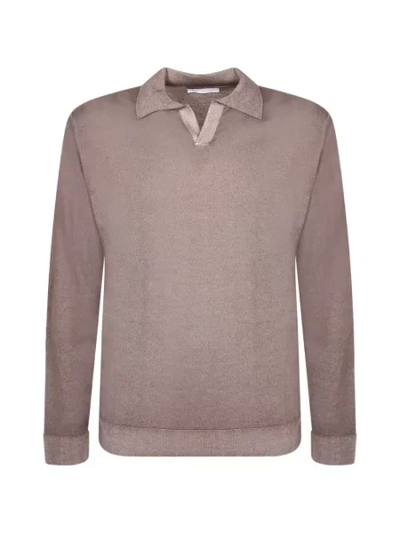 Gulerat tricou polo Daniele Fiesoli maro