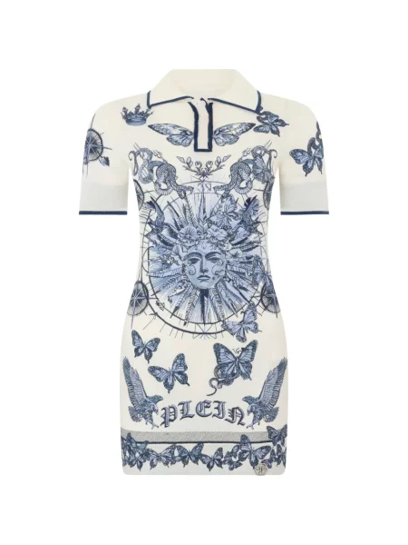 Rochie mini Philipp Plein cu broderie