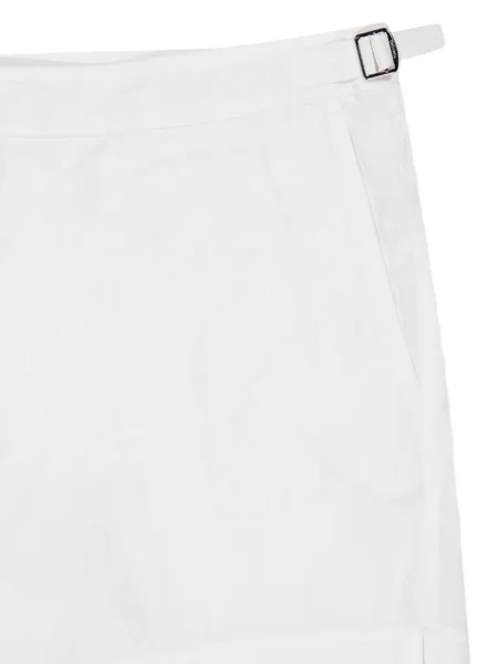 Slip de baie Tom Ford cu cataramă alb