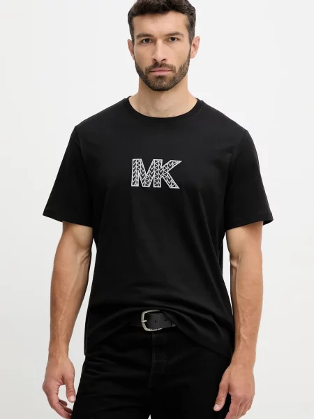 Tričko Michael Kors s aplikací černá