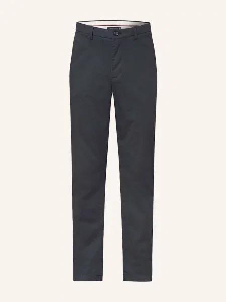 Spodnie Tommy Hilfiger Denton Printed Structure Chino Navy granatowe