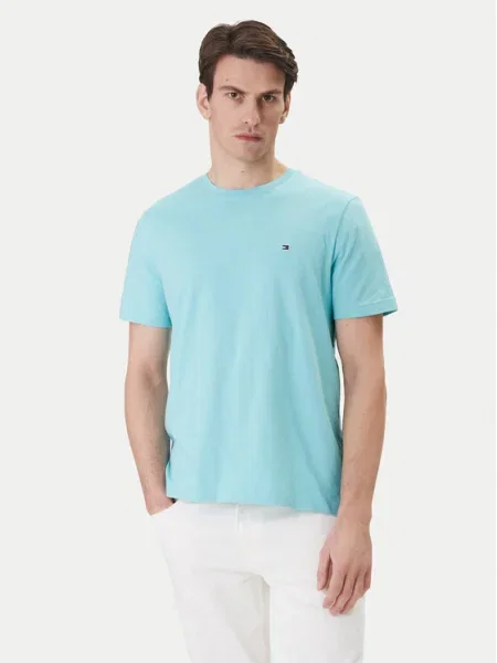 Tommy Hilfiger Tricou Ess Seasonal turcoaz