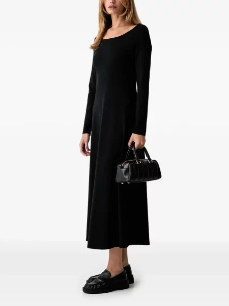 Lung rochie midi Marc O'polo din jerseu negru