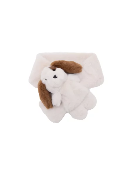 MANGO KIDS Fular DOGS crem maro