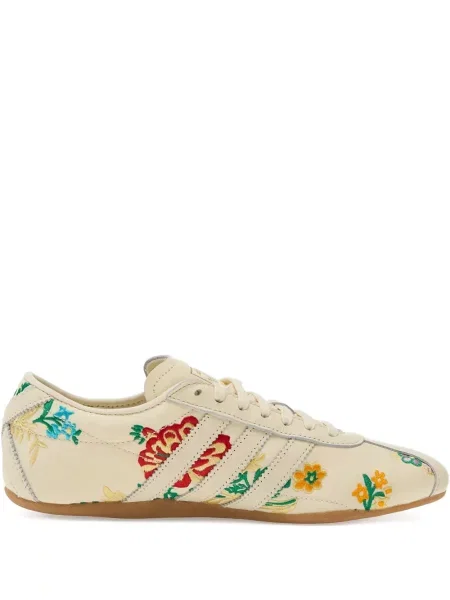 Φλοράλ sneakers Adidas Samba με κορδόνια με δαντέλα μαύρο
