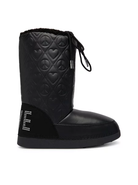 LOVE MOSCHINO Sniego batai juoda