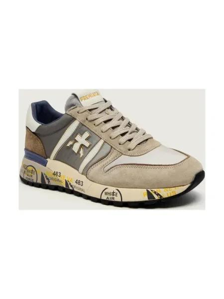 Premiata Sneakers LANDER | piele întoarsă bej