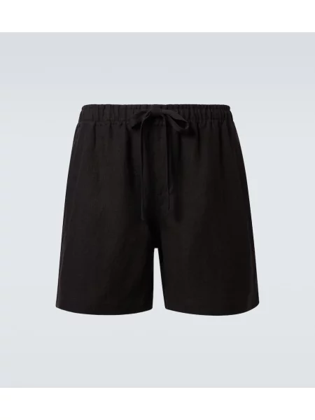 Pantaloni scurți Commas de in negru
