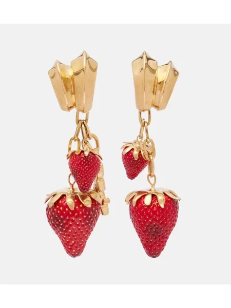 Uhani Saint Laurent rdeča