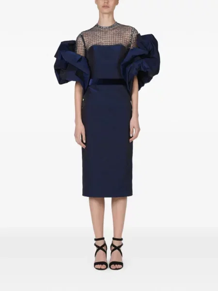 Rochie midi Gattinolli By Marwan albastru