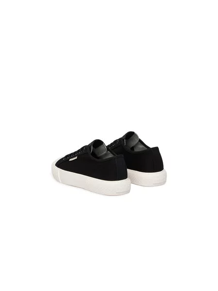 Modne superge Calvin Klein Vulc Low Lace Up Canvas črna