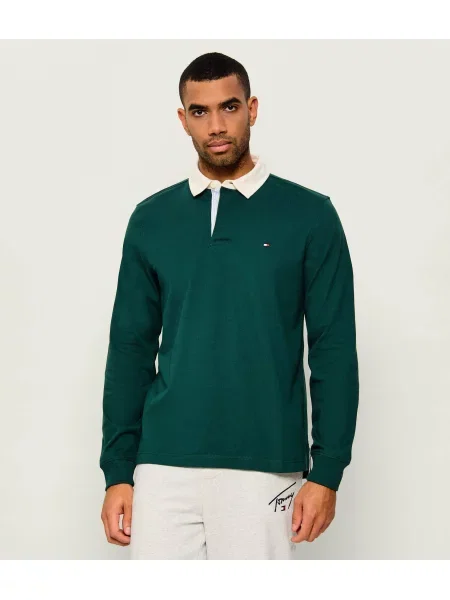 Tricou polo Tommy Hilfiger verde
