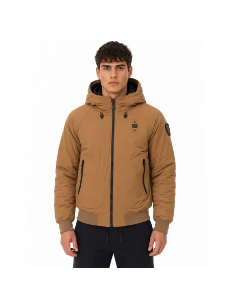 Kurtka bomber Blauer pikowany brązowy
