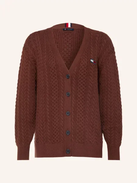 Tommy Jeans Kardigan braun