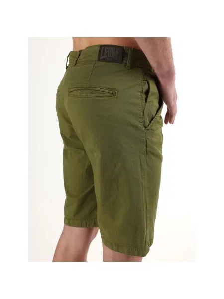 Pantaloni chino Leone 1947 verde